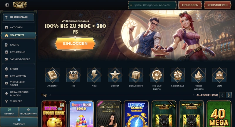 Monsterwin Homepage
